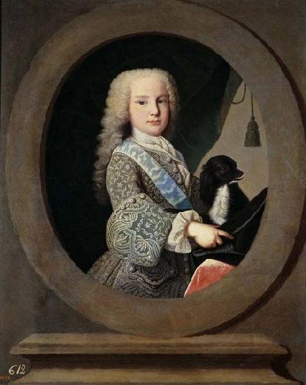 Jean Ranc Retrato del infante-cardenal Luis Antonio de Borbon y Farnesio de nino